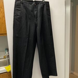 Lightweight denim wide leg pants NWOT